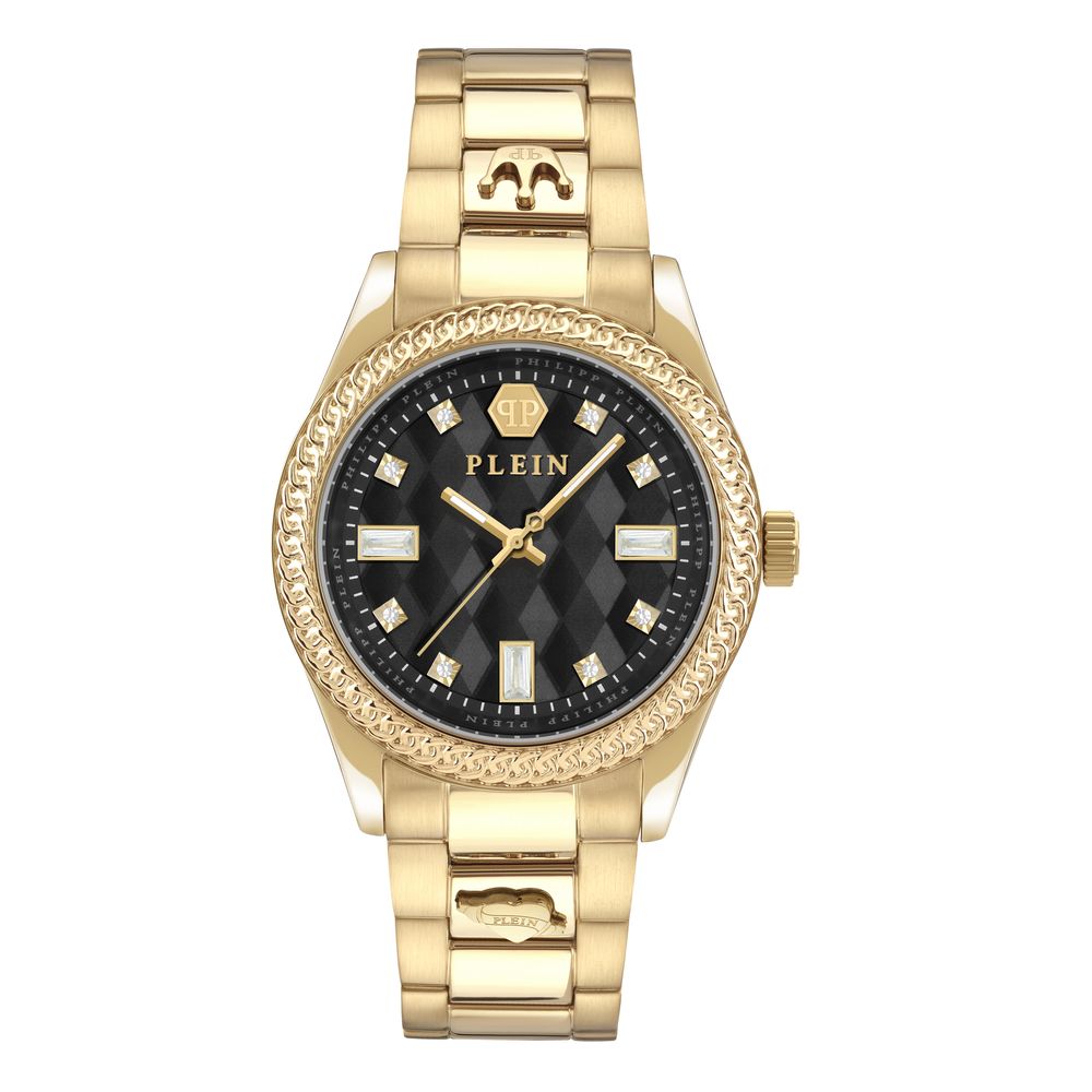 Philipp Plein Gold-Tone Stainless Steel Dress Watch