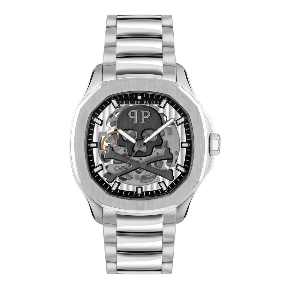 Philipp Plein Grey Stainless Steel Dress Watch