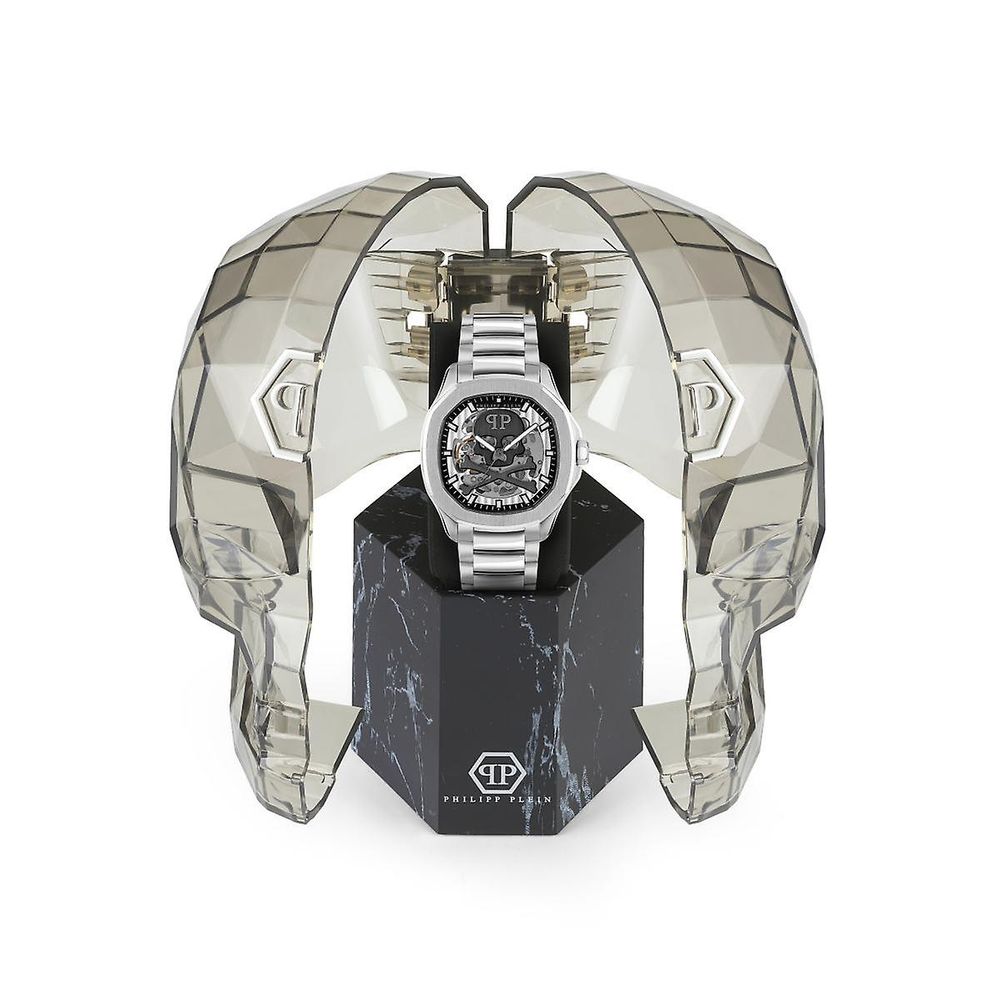 Philipp Plein Grey Stainless Steel Dress Watch