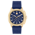 Philipp Plein Blaue synthetische Armbanduhr