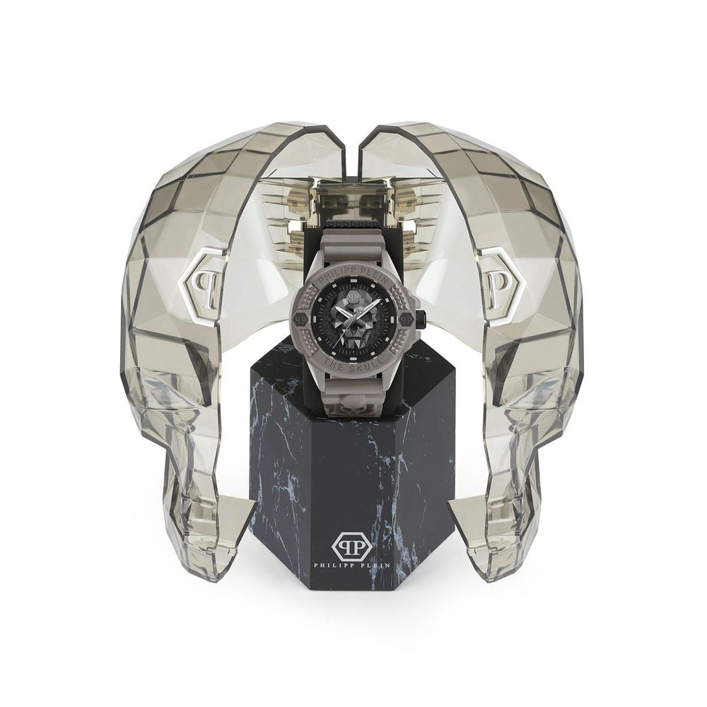 Philipp Plein Schwarze synthetische Sportuhr