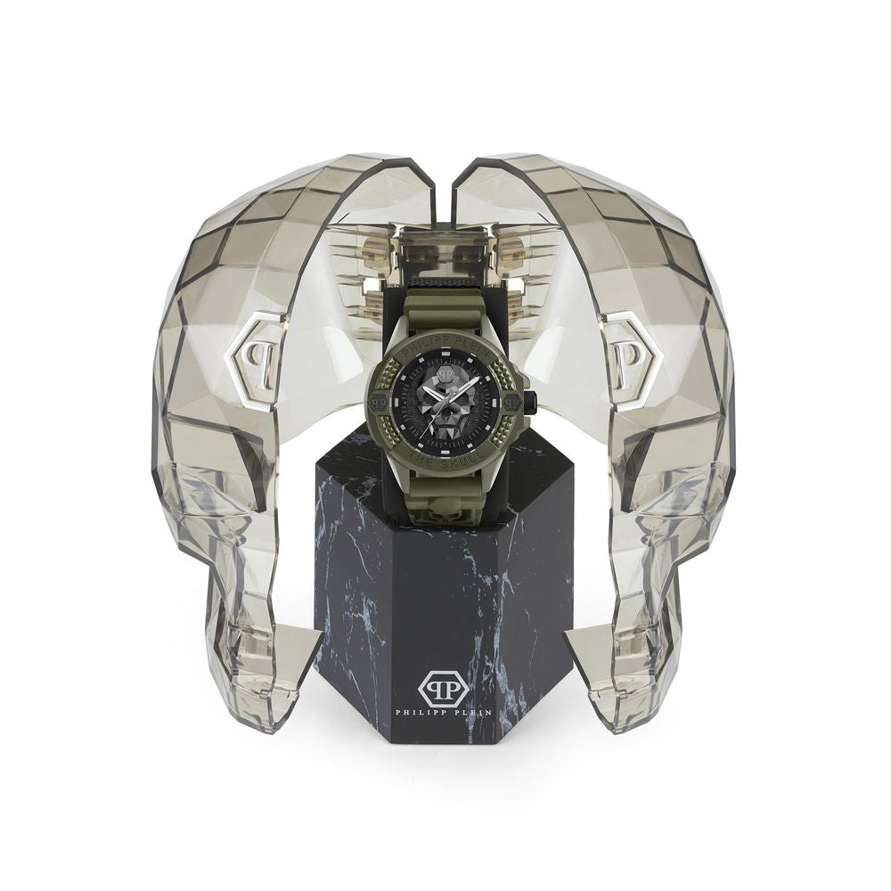 Philipp Plein Zweifarbige synthetische Kleid-Uhr
