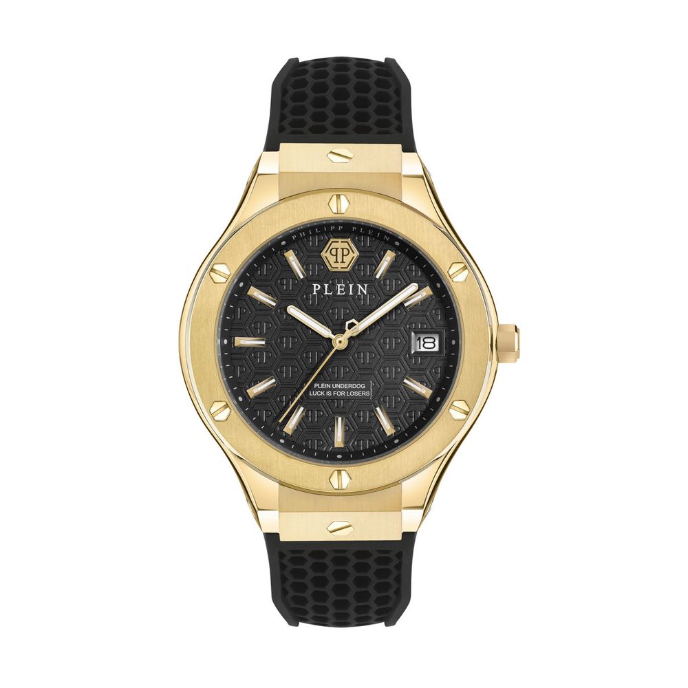 Philipp Plein Schwarze synthetische Kleid-Uhr