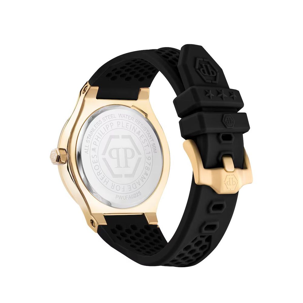 Philipp Plein Schwarze synthetische Kleid-Uhr