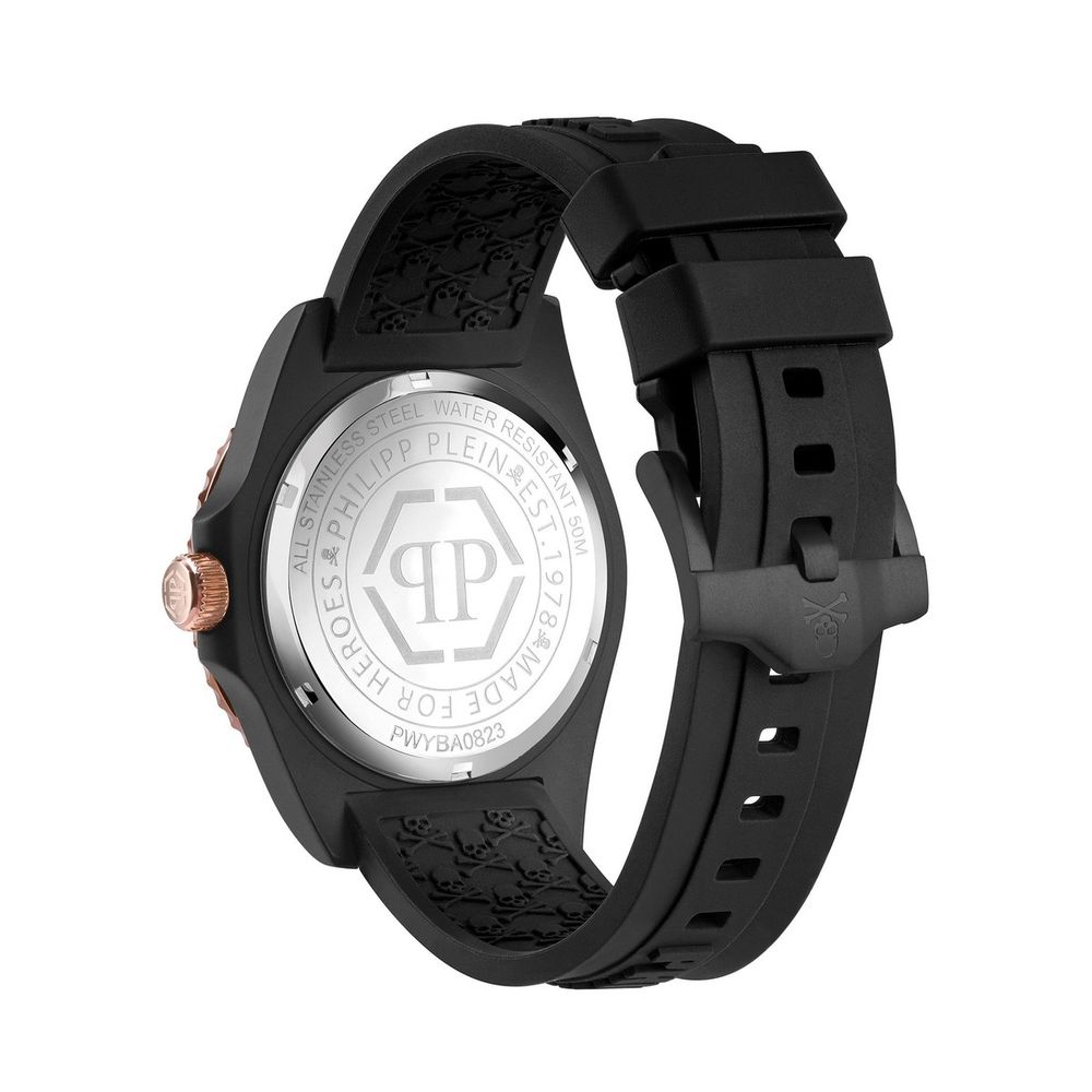 Philipp Plein Black Synthetic Sports Watch