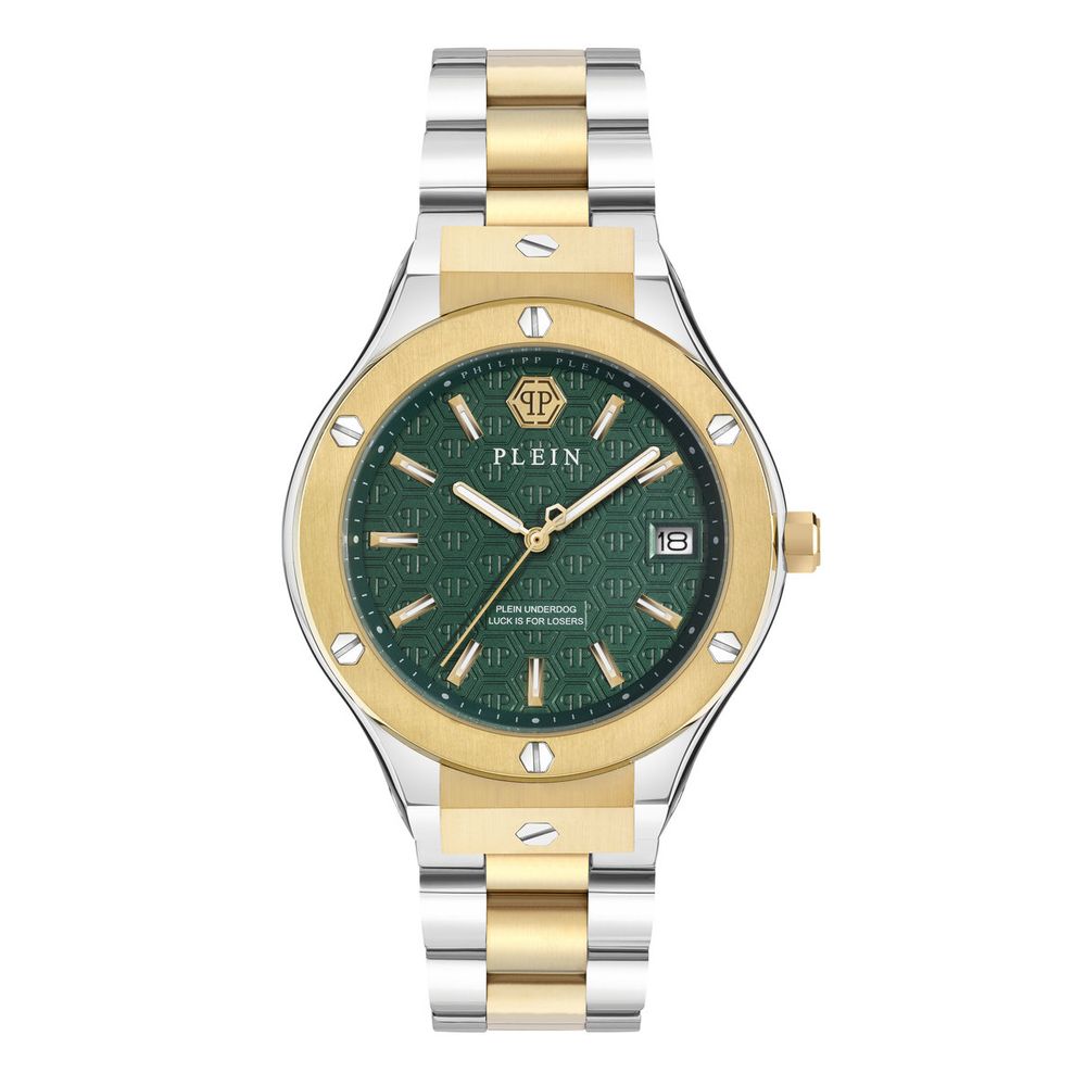 Philipp Plein Gold-Tone Stainless Steel Dress Watch