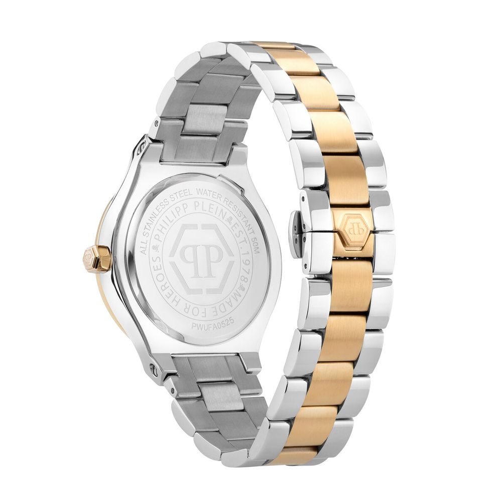 Philipp Plein Gold-Tone Stainless Steel Dress Watch