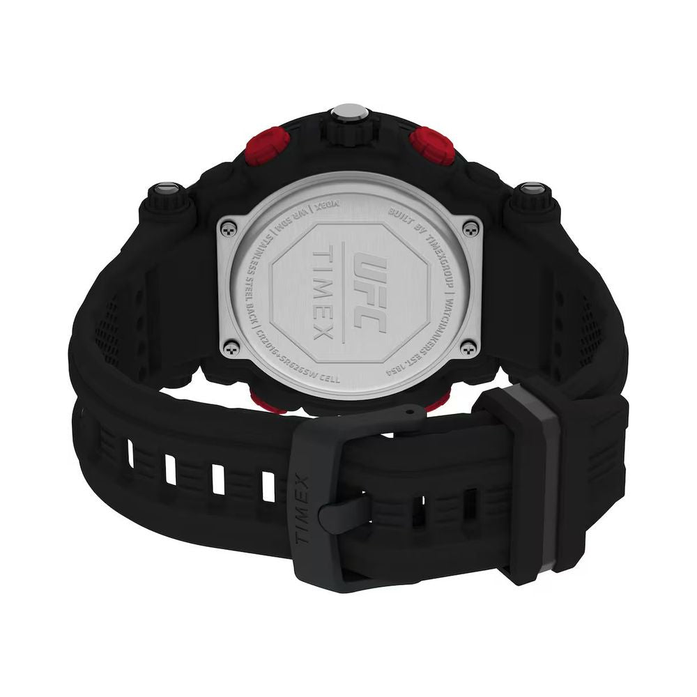 Timex Schwarze Digitaluhr aus Gummi