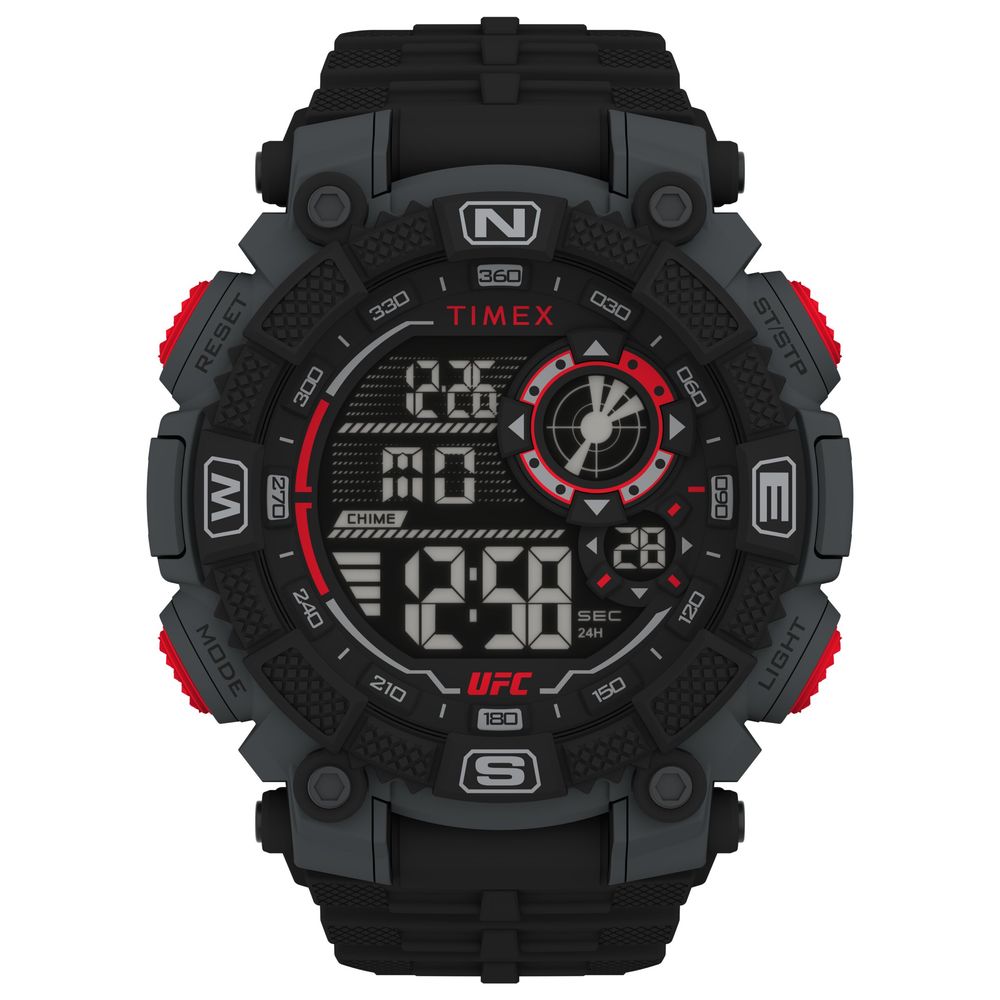 Timex Black Rubber Sports Watch