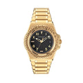 Versace Goldfarbene Edelstahl-Dresswatch