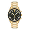 Versace Goldfarbene Edelstahl-Dresswatch