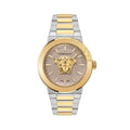 Versace Goldfarbene Edelstahl-Dresswatch