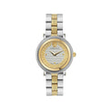 Versace Graue Edelstahl-Kleideruhr