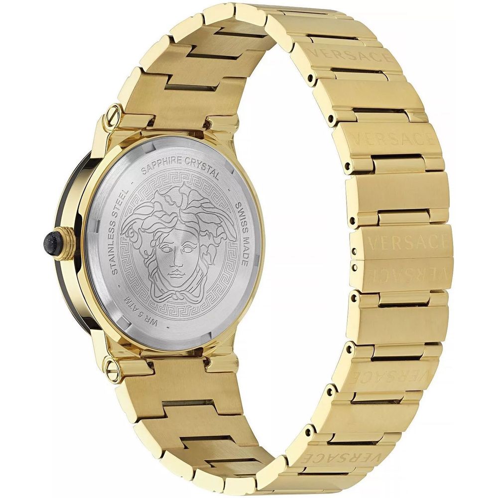 Versace Gold-Tone Stainless Steel Dress Watch