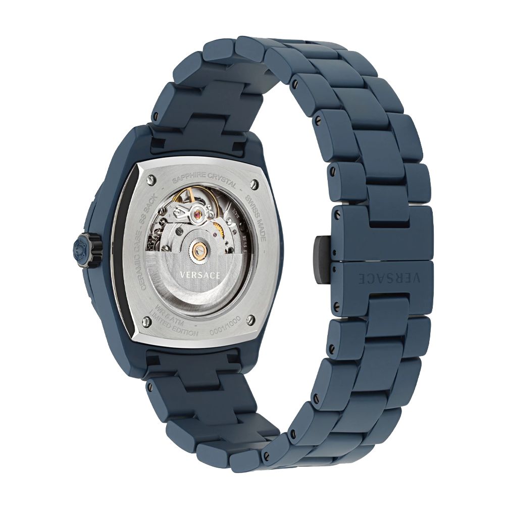 Versace Blue Ceramic Watch