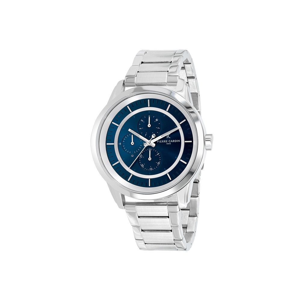 Pierre Cardin Grey Stainless Steel Dress Watch