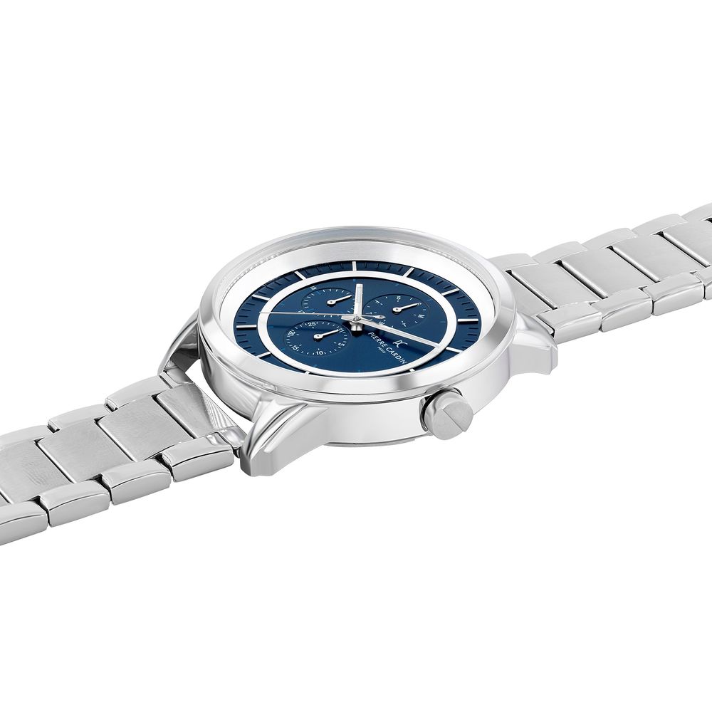 Pierre Cardin Grey Stainless Steel Dress Watch