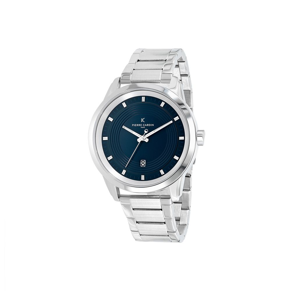 Pierre Cardin Graue Edelstahl-Dresswatch
