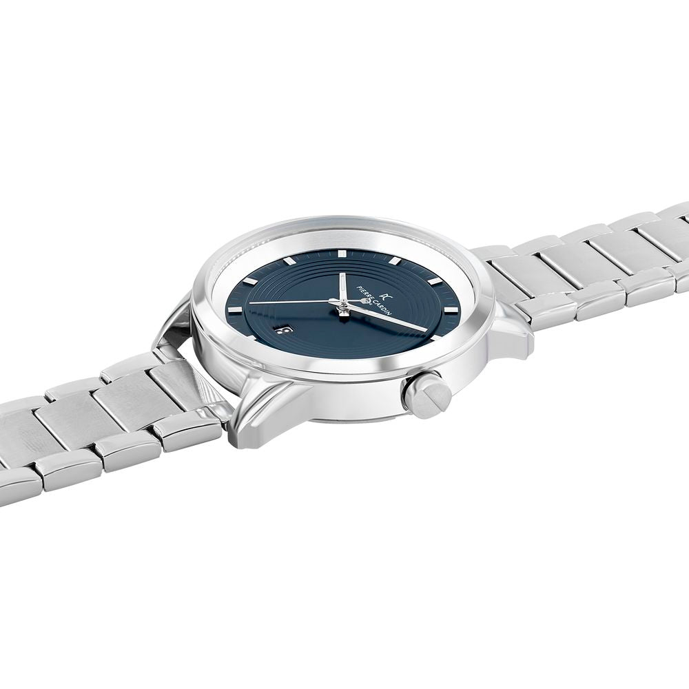 Pierre Cardin Graue Edelstahl-Dresswatch