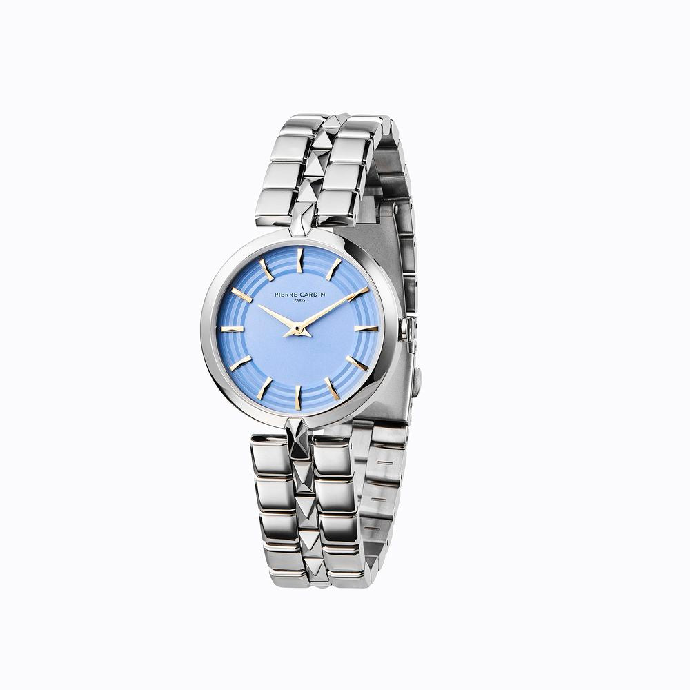 Pierre Cardin Graue Edelstahl-Dresswatch