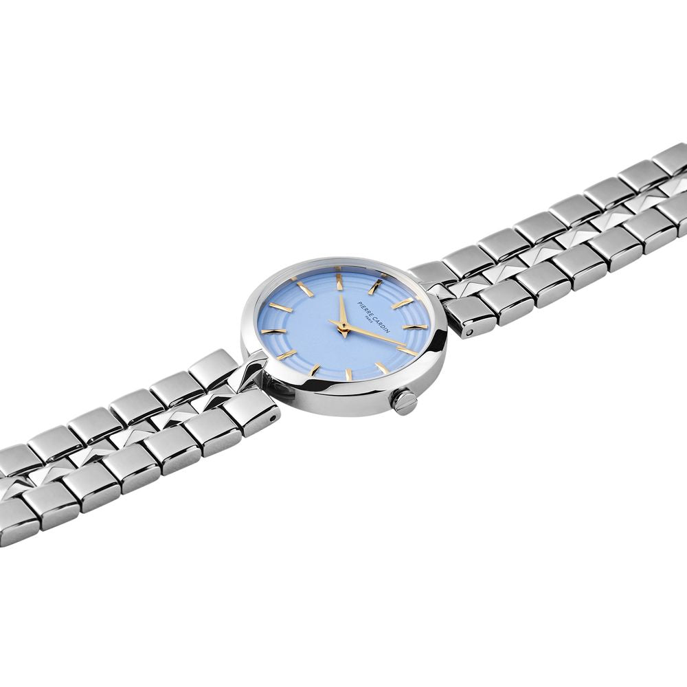 Pierre Cardin Graue Edelstahl-Dresswatch