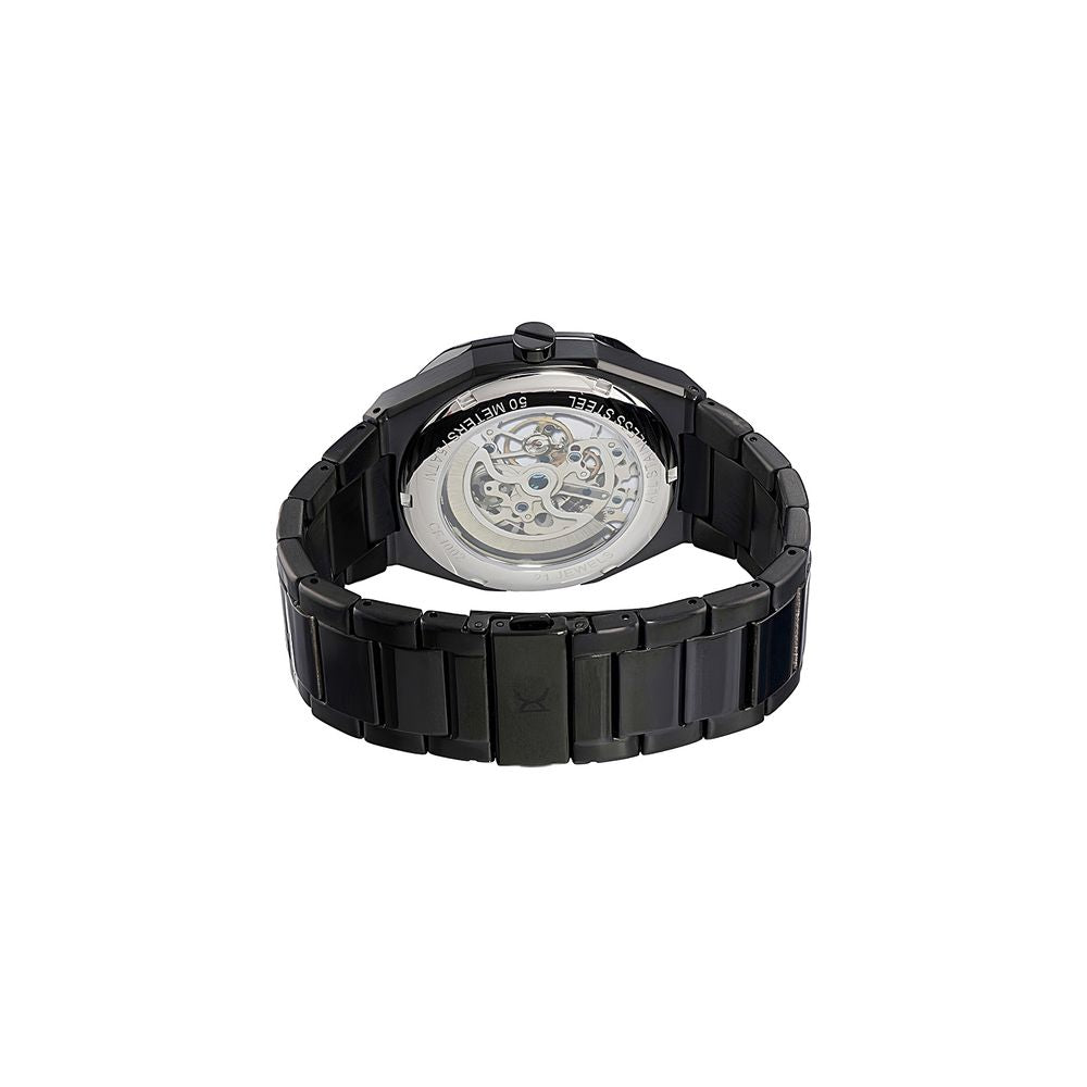 Pierre Cardin Schwarze Edelstahl-Dresswatch