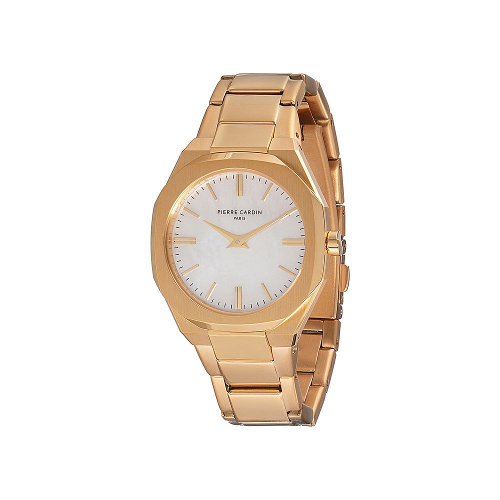 Pierre Cardin Goldfarbene Edelstahl-Dresswatch