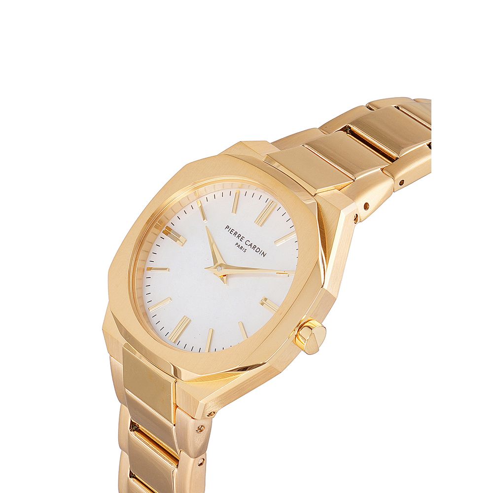 Pierre Cardin Goldfarbene Edelstahl-Dresswatch