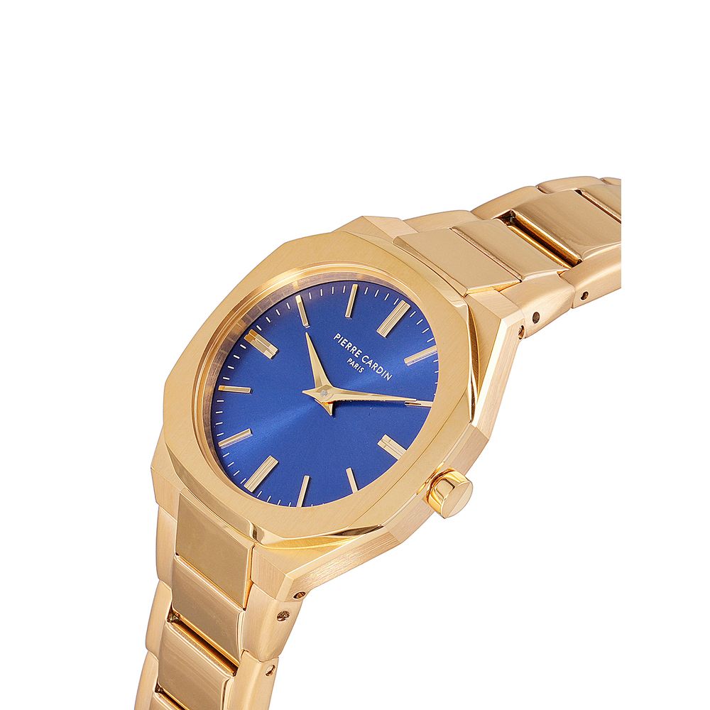 Pierre Cardin Goldfarbene Edelstahl-Dresswatch