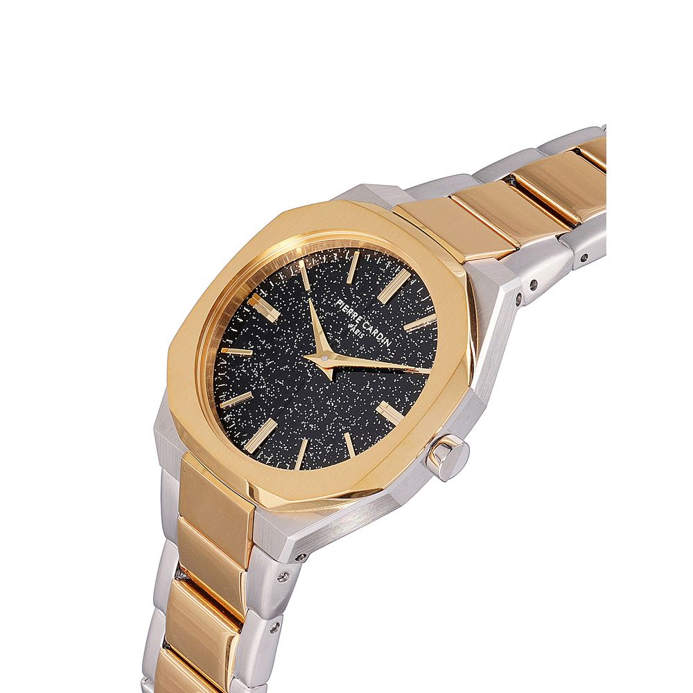Pierre Cardin Gold-Tone Stainless Steel Dress Watch
