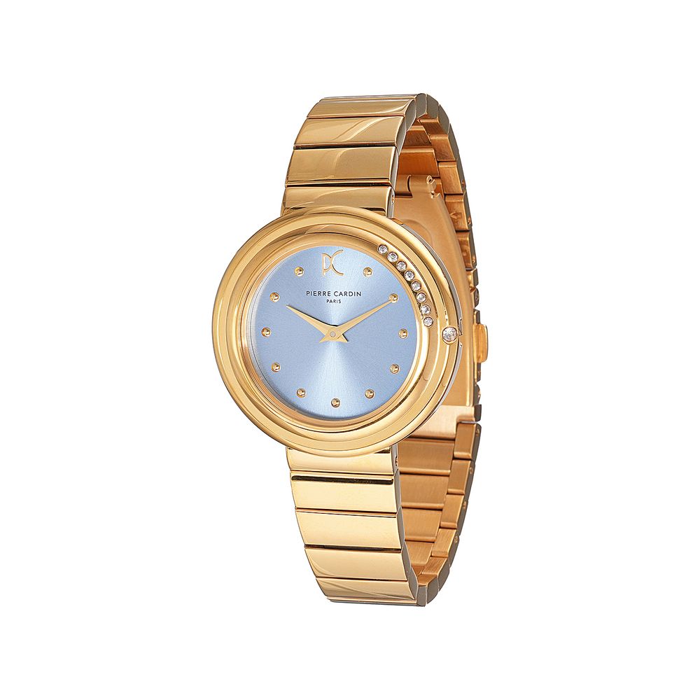 Pierre Cardin Gold-Tone Stainless Steel Dress Watch