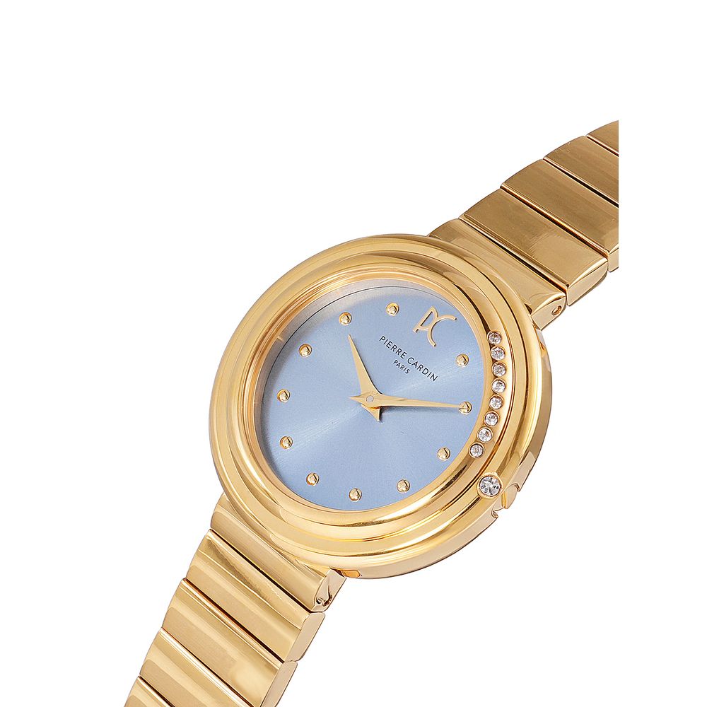 Pierre Cardin Gold-Tone Stainless Steel Dress Watch
