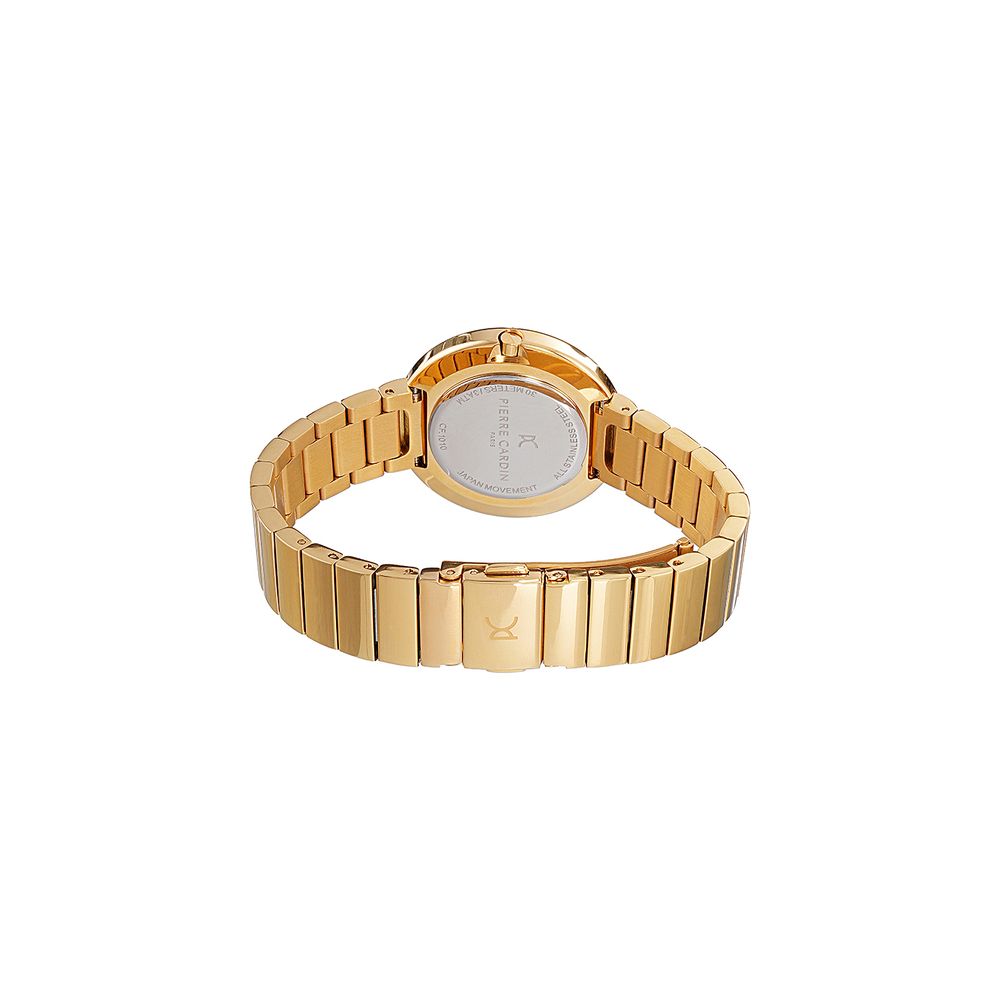 Pierre Cardin Gold-Tone Stainless Steel Dress Watch