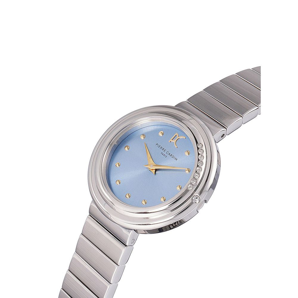 Pierre Cardin Gray Stainless Steel Dress Watch