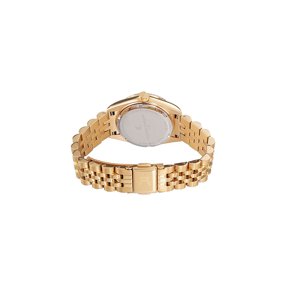 Pierre Cardin Goldfarbene Edelstahl-Dresswatch