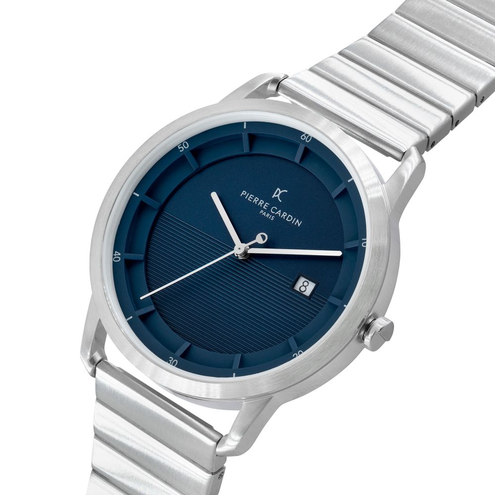 Pierre Cardin Men's Grey Stainless Steel Dress Watch