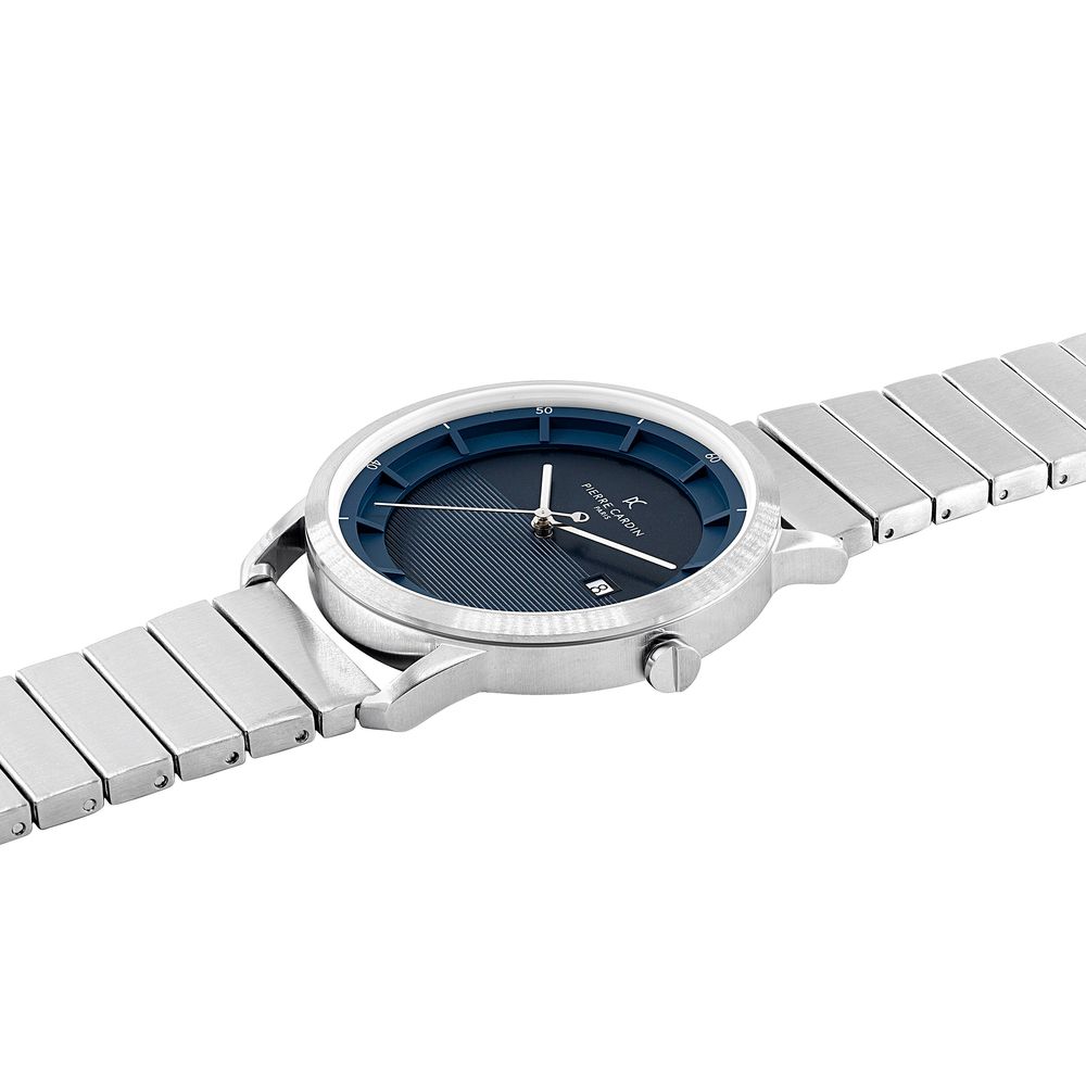 Pierre Cardin Men's Grey Stainless Steel Dress Watch
