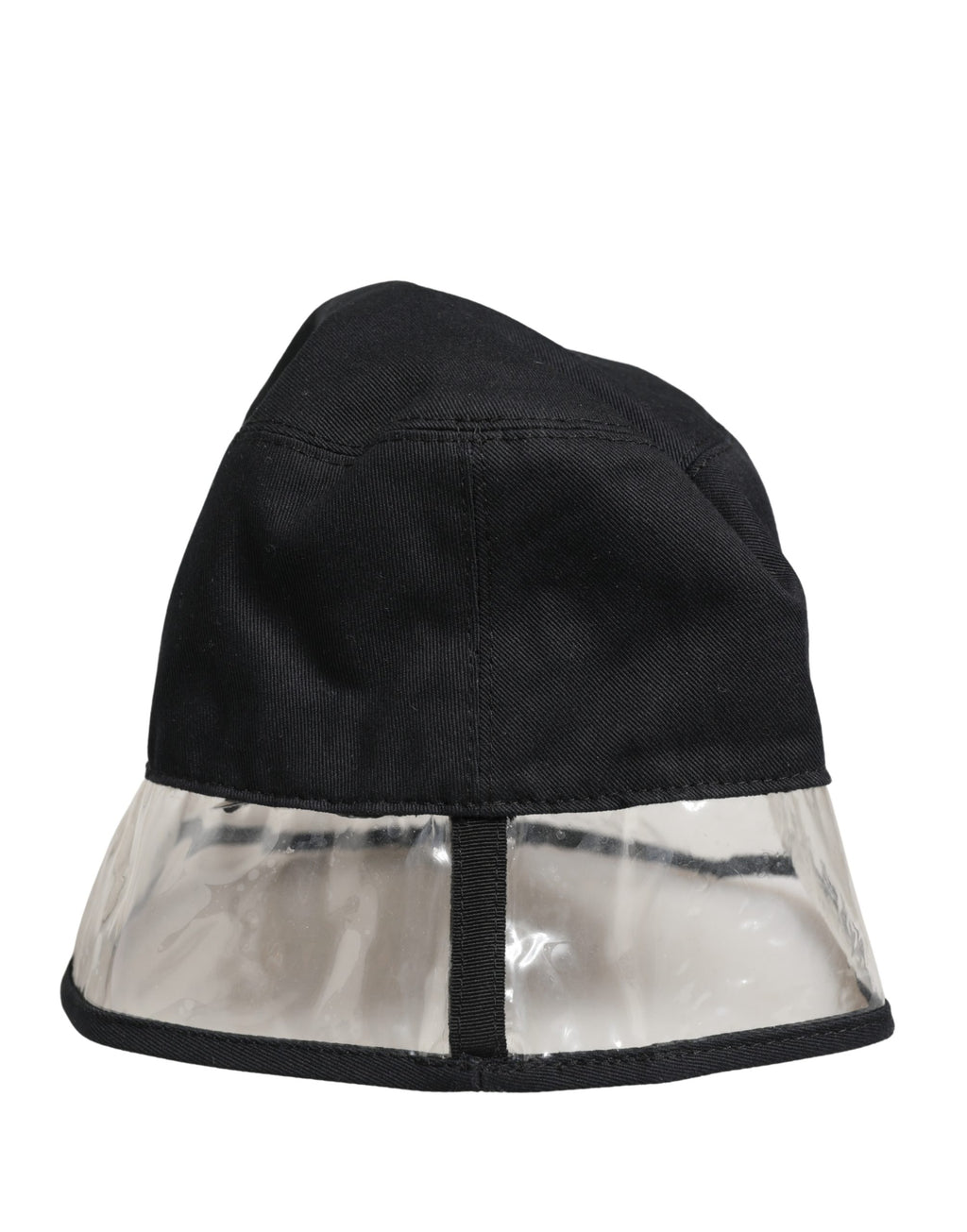 Dolce & Gabbana Black Cotton and Plastic Fisherman Hat