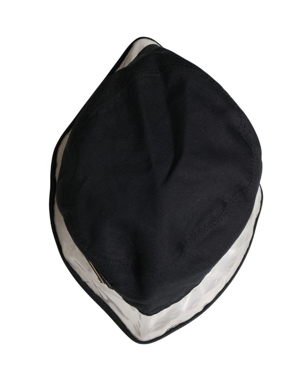 Dolce & Gabbana Black Cotton and Plastic Fisherman Hat