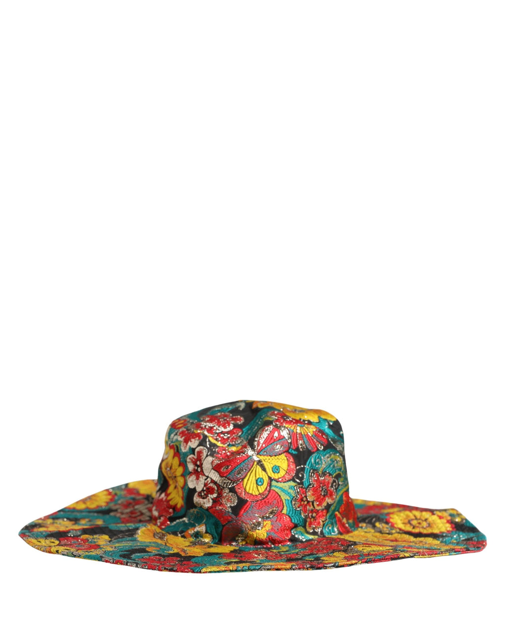Dolce & Gabbana Men's Multicolor Brocade Bucket Hat Capello