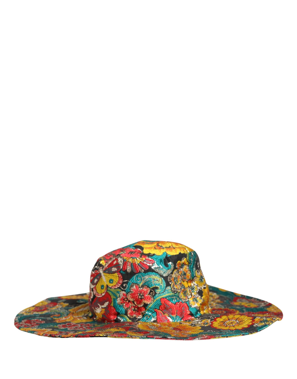 Dolce & Gabbana Men's Multicolor Brocade Bucket Hat Capello