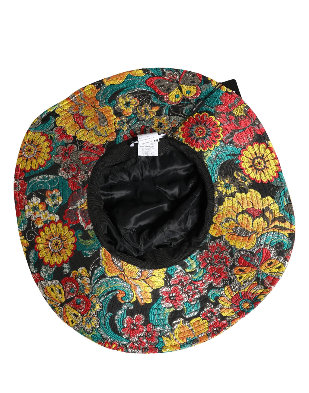 Dolce & Gabbana Men's Multicolor Brocade Bucket Hat Capello