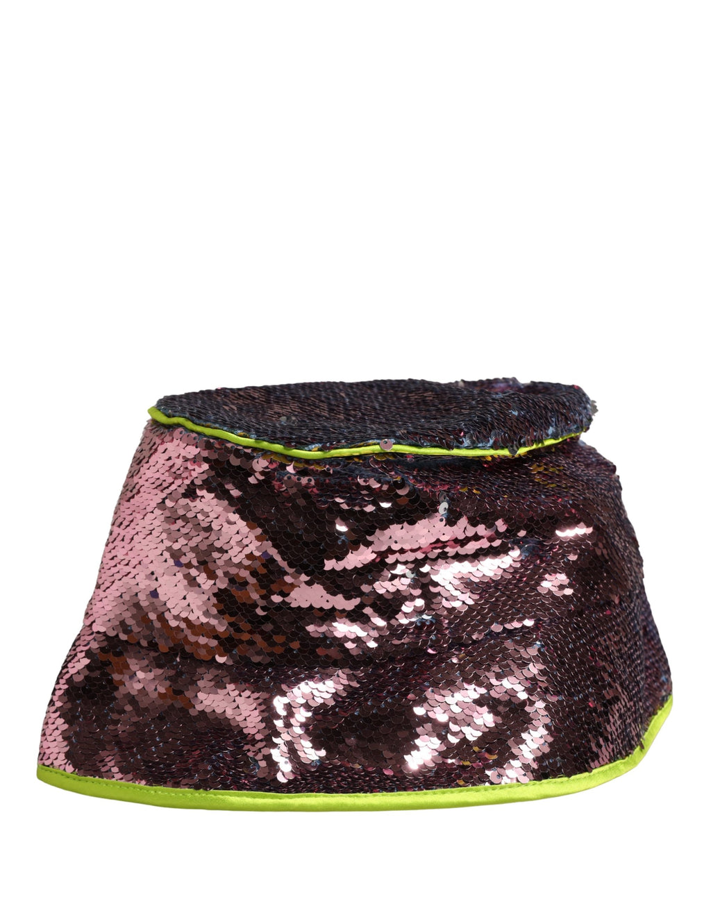 Dolce & Gabbana Herren-Fischerhut aus lila Pailletten