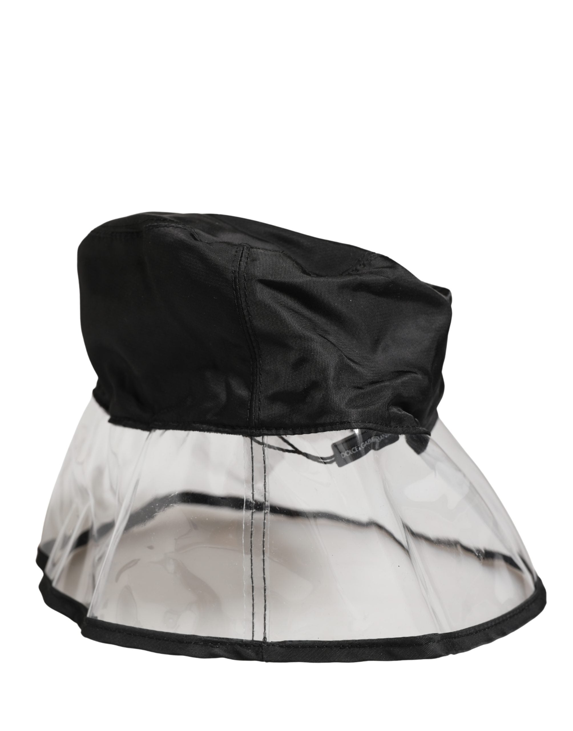 Dolce & Gabbana Herren Schwarzer Fischerhut aus Kunststoff