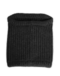 Dolce & Gabbana Schwarzer Kaschmir-Strick-Herren-Winter-Schlauchschal