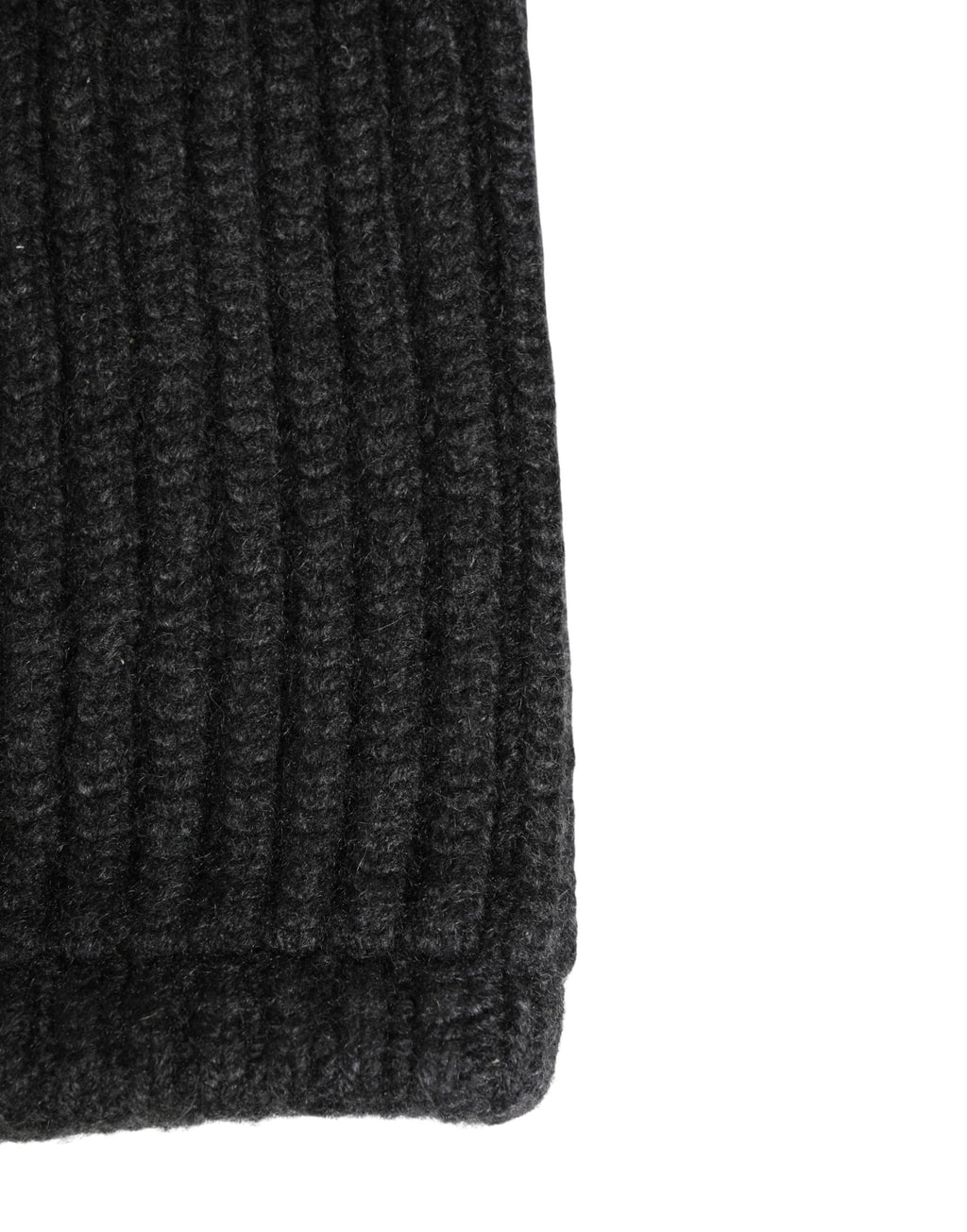 Dolce & Gabbana Schwarzer Kaschmir-Strick-Herren-Winter-Schlauchschal