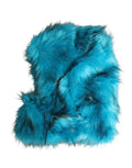 Dolce & Gabbana Blaue Modacryl-Pelz-Damen-Bucket-Capello-Mütze