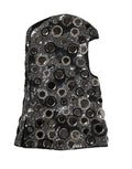 Dolce & Gabbana Black Wool Balaclava with Crystal Embellishment