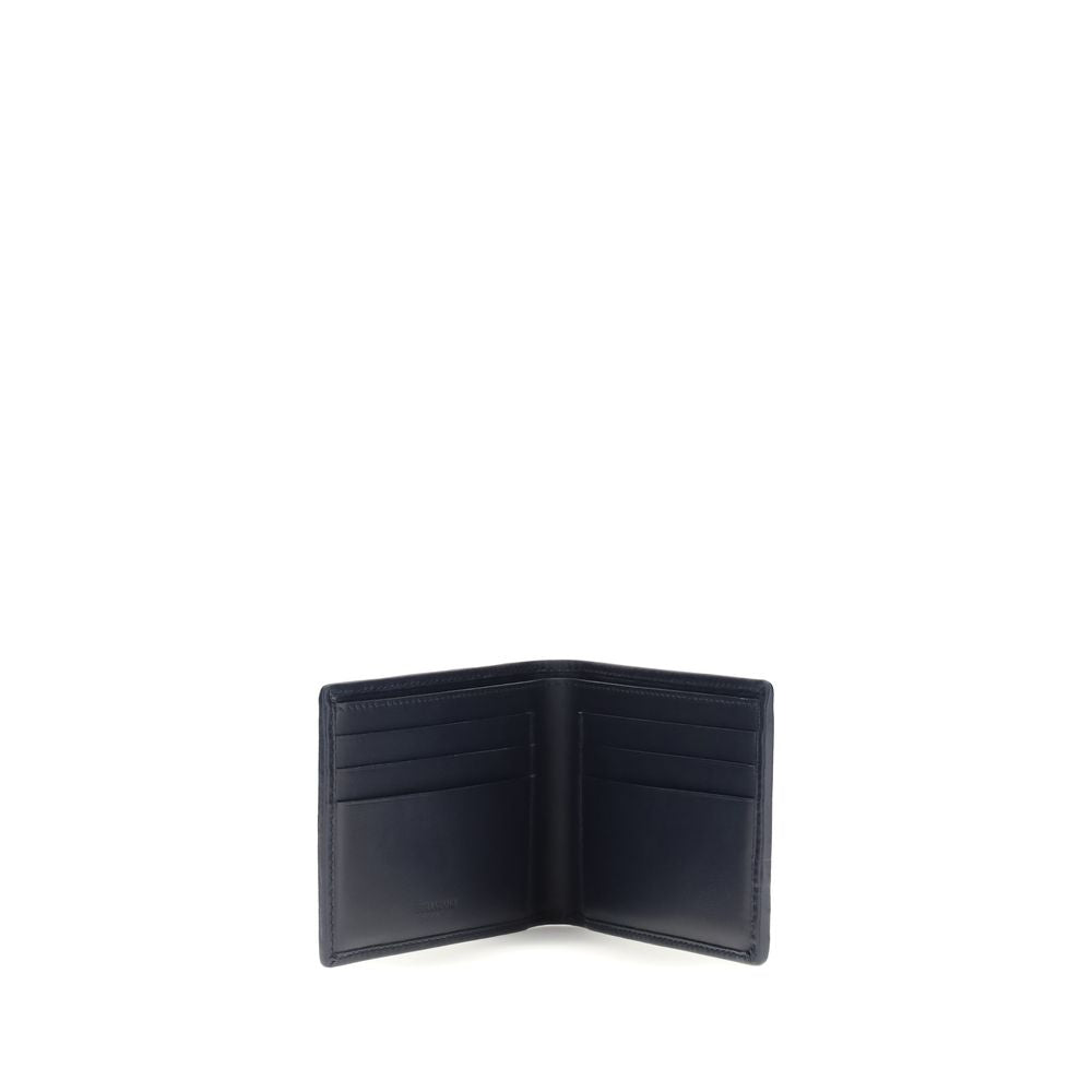 Ferragamo Gray Calfskin Bos Taurus Wallet