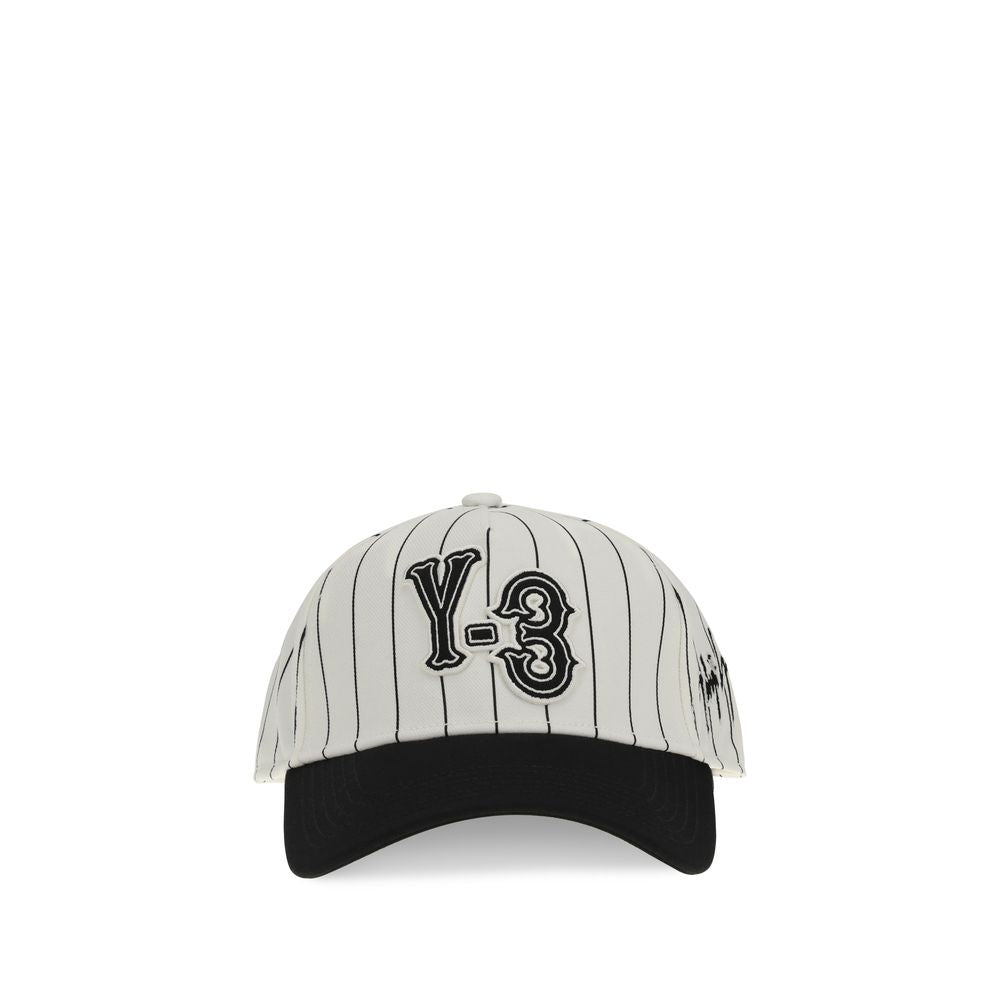 Y-3 Weiße Polyester-Kappe (Baseball Cap)